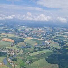Flugwegposition um 09:25:31: Aufgenommen in der Nähe von Passau, Deutschland in 1089 Meter